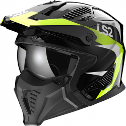 /Capacete Aberto LS2 OF606 Drifter Triality amarelo